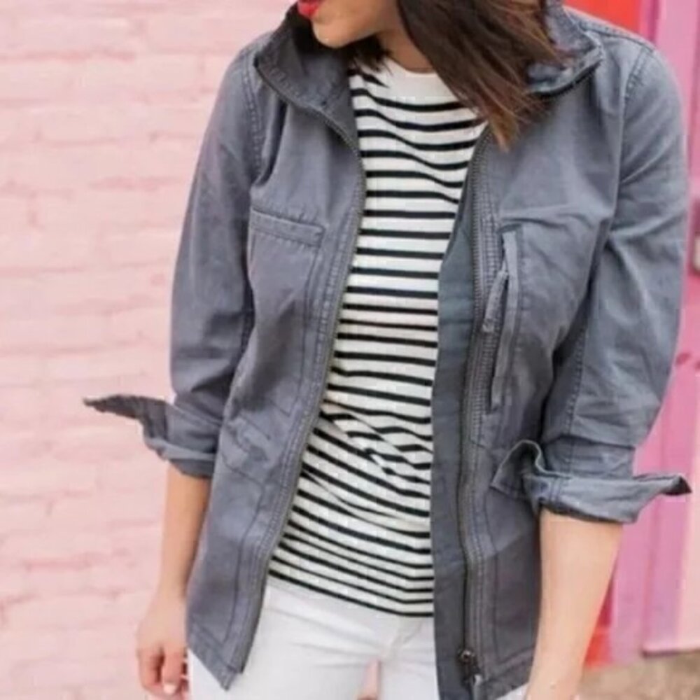 Madewell Fleet Utility Jacket Gray Size XS NWOT